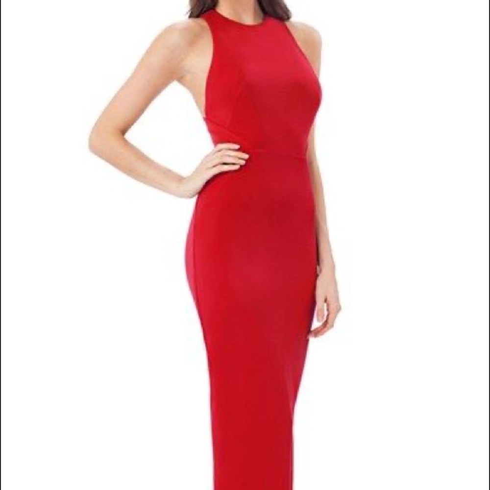 JS collections red column dress - worn once!